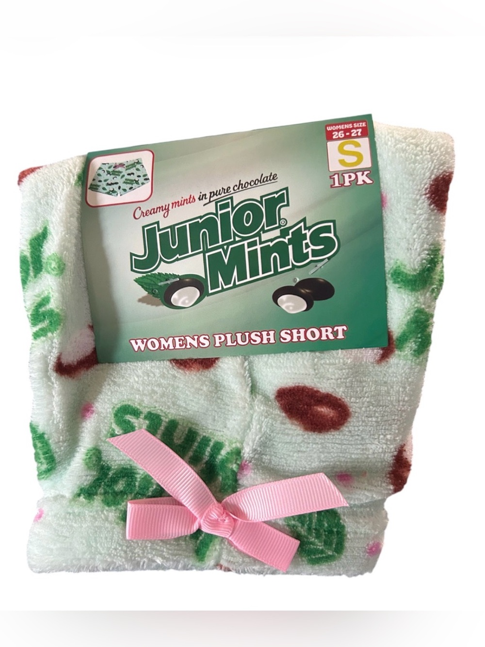 Junior Mints Women’s Plush Novelty Shorts